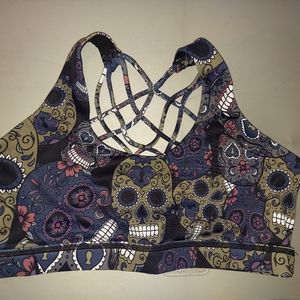 CVG Midnight Skulls Sports Bra